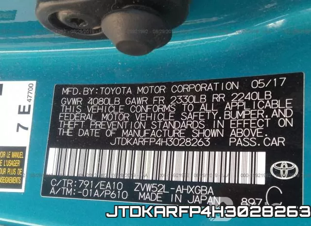 JTDKARFP4H3028263 фото 10