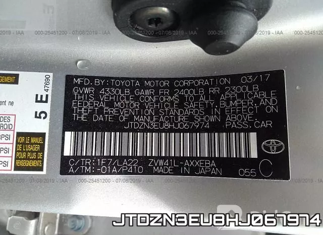 JTDZN3EU8HJ067974 фото 10