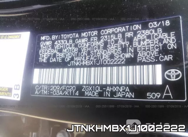 JTNKHMBX1J1002222 фото 10