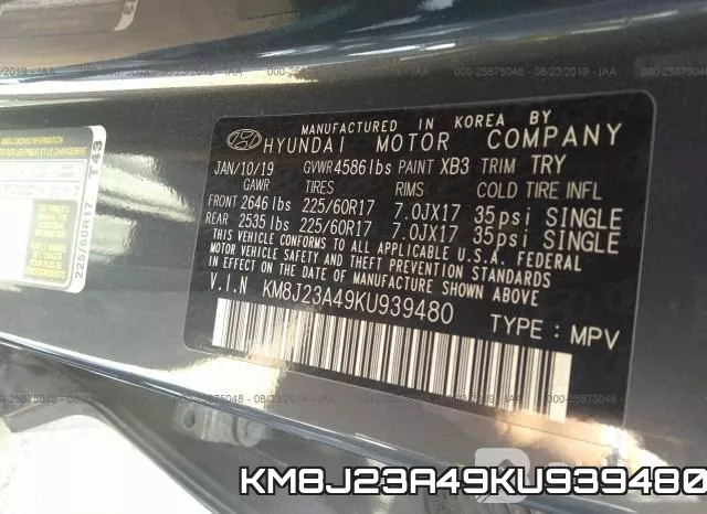 KM8J23A49KU939480 фото 10