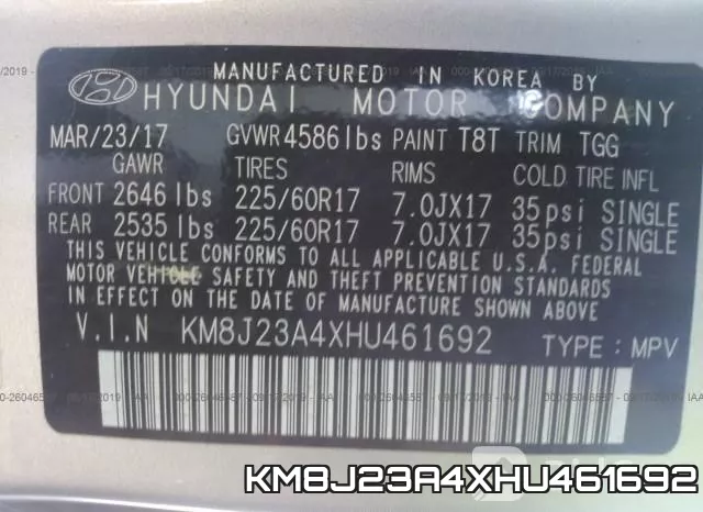 KM8J23A4XHU461692 фото 10