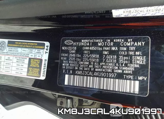 KM8J3CAL4KU901997 фото 10