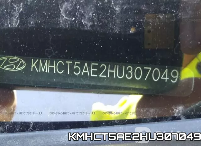 KMHCT5AE2HU307049 фото 10