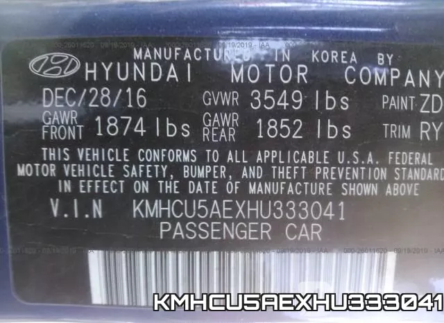 KMHCU5AEXHU333041 фото 9