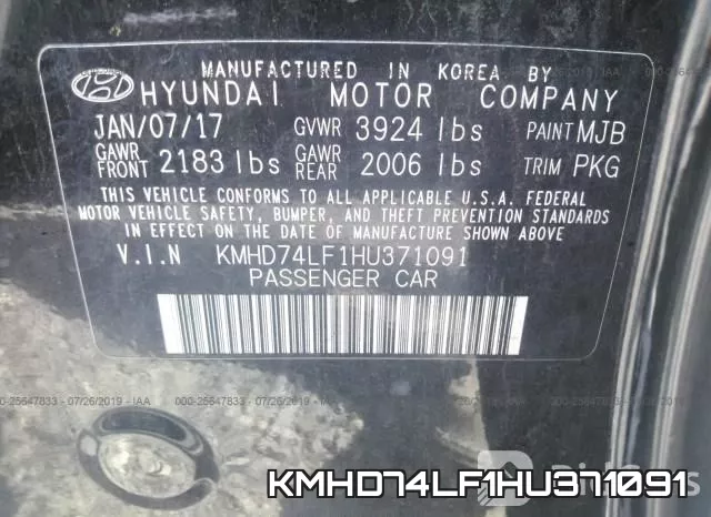 KMHD74LF1HU371091 фото 10