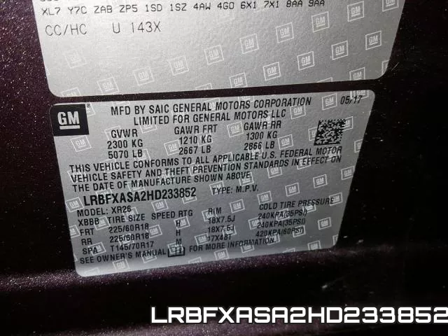 LRBFXASA2HD233852 фото 2