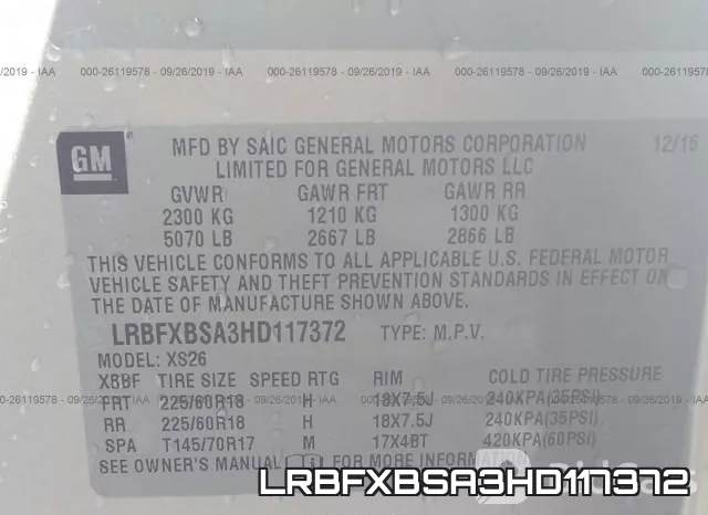 LRBFXBSA3HD117372 фото 10