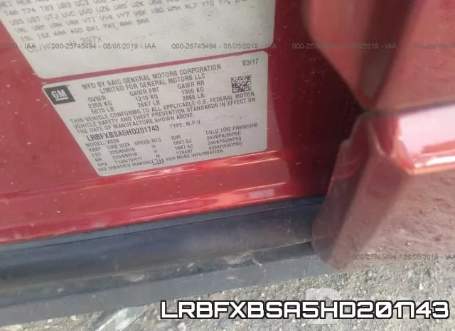 LRBFXBSA5HD201743 фото 9