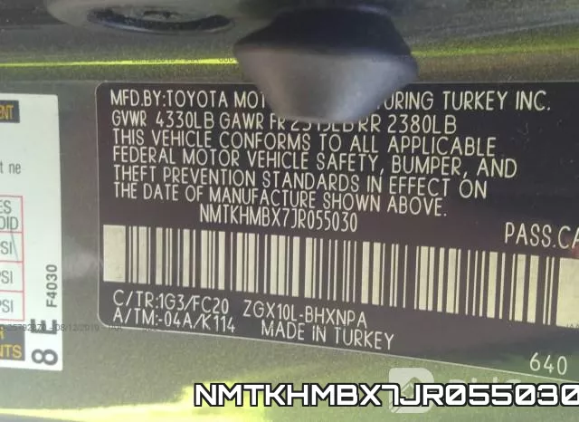 NMTKHMBX7JR055030 фото 10