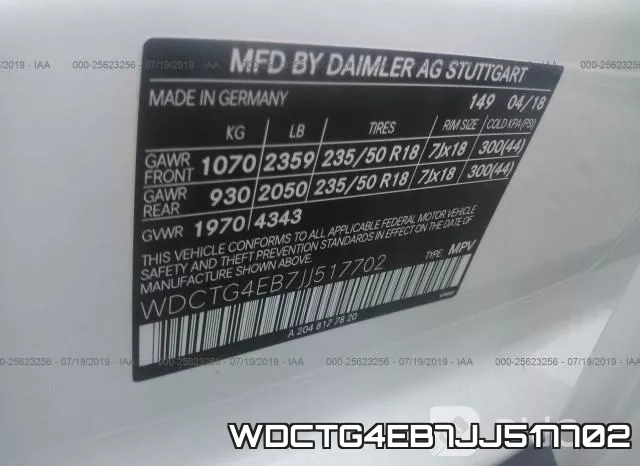 WDCTG4EB7JJ517702 фото 10