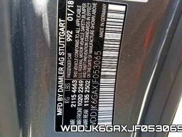 WDDJK6GAXJF053065 фото 2