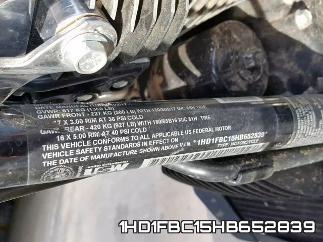 1HD1FBC15HB652839 фото 2