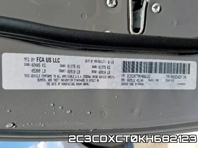 2C3CDXCT0KH682123 фото 2