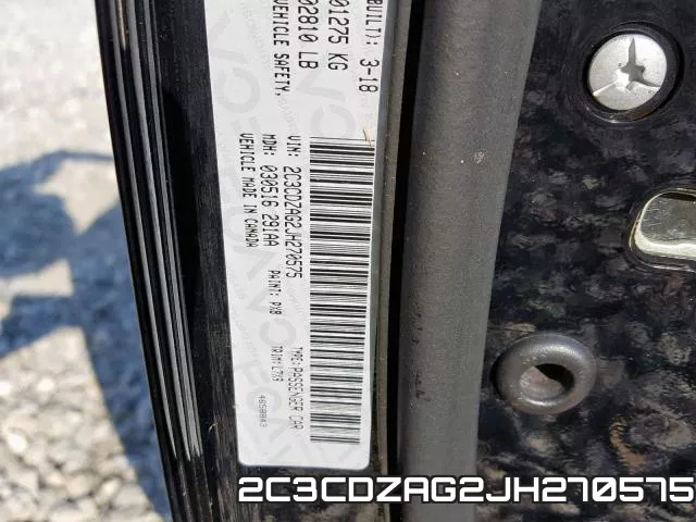 2C3CDZAG2JH270575 фото 2