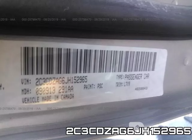 2C3CDZAG6JH152965 фото 10