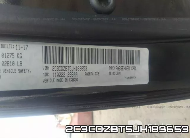 2C3CDZBT5JH183653 фото 10