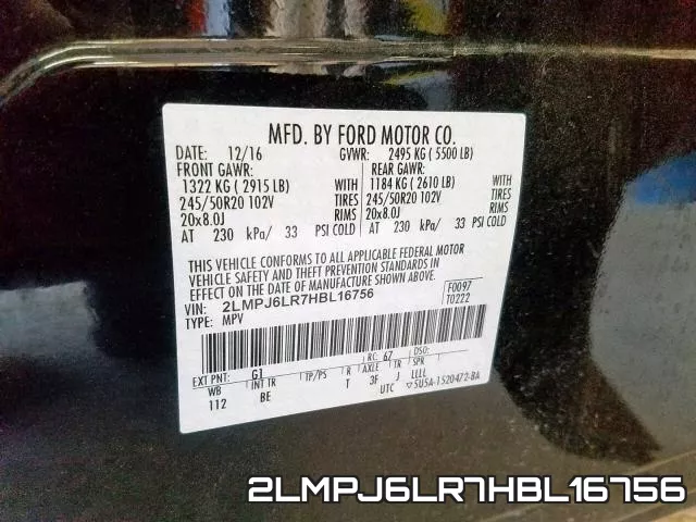2LMPJ6LR7HBL16756 фото 2