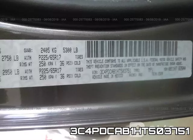 3C4PDCAB1HT503751 фото 10