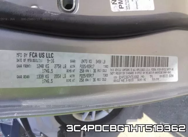 3C4PDCBG7HT518362 фото 10