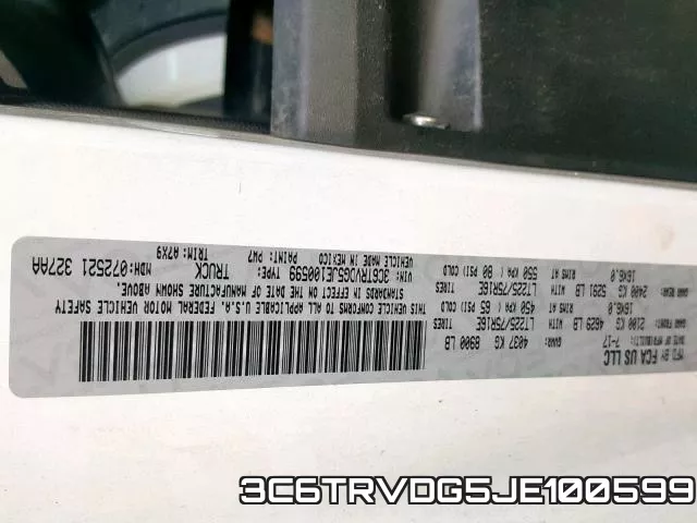 3C6TRVDG5JE100599 фото 2