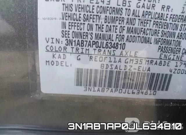 3N1AB7AP0JL634810 фото 10