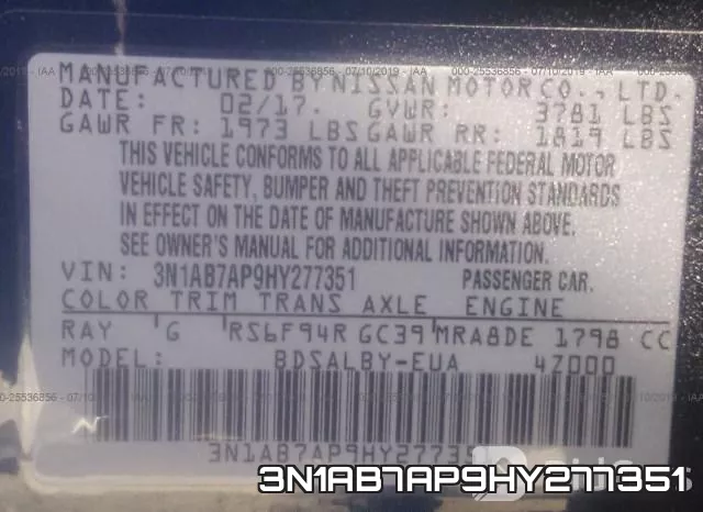 3N1AB7AP9HY277351 фото 10