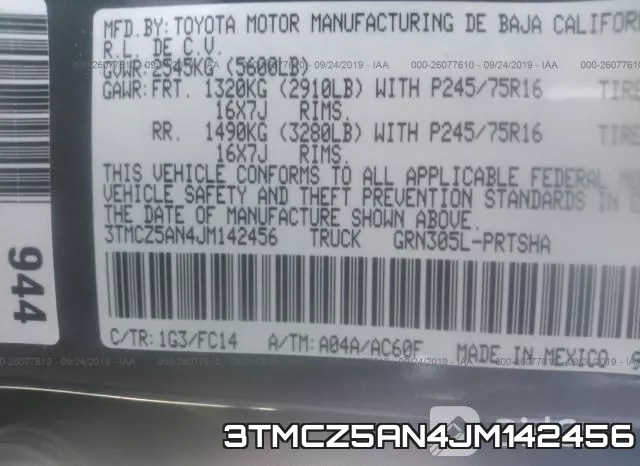 3TMCZ5AN4JM142456 фото 10
