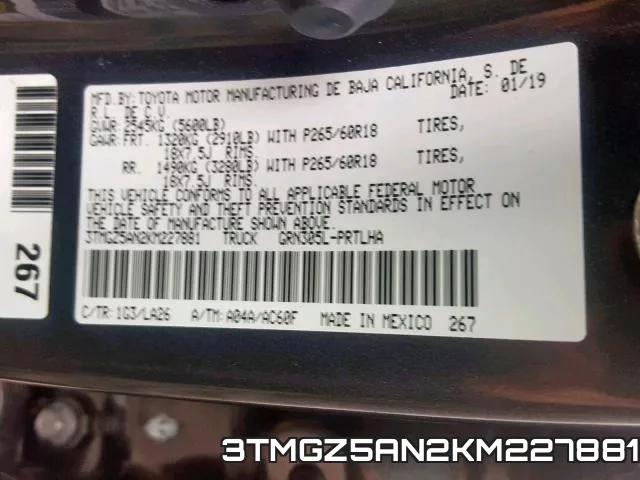 3TMGZ5AN2KM227881 фото 2