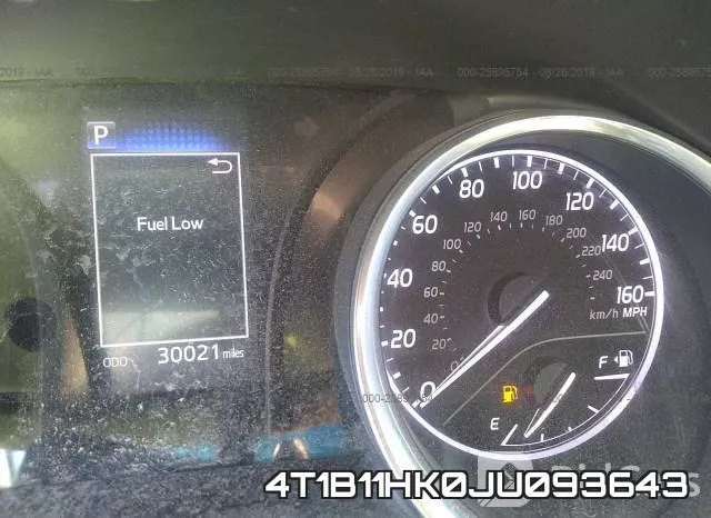4T1B11HK0JU093643 фото 8