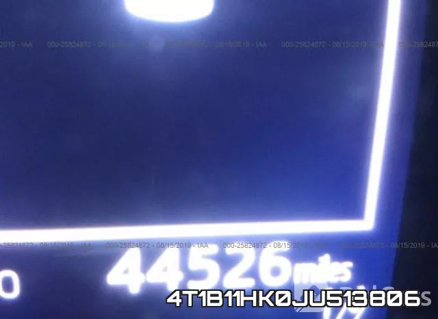 4T1B11HK0JU513806 фото 8