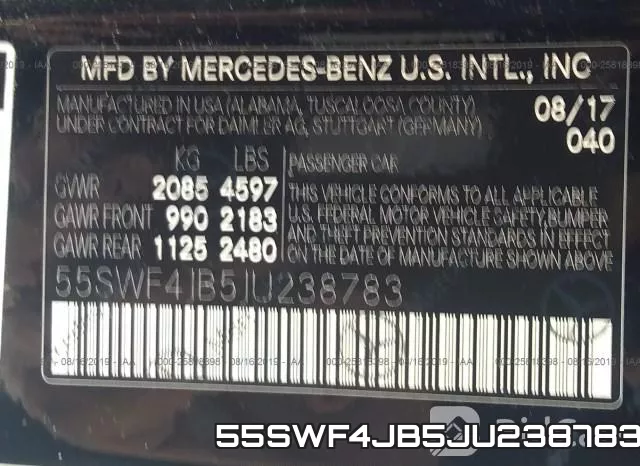 55SWF4JB5JU238783 фото 10