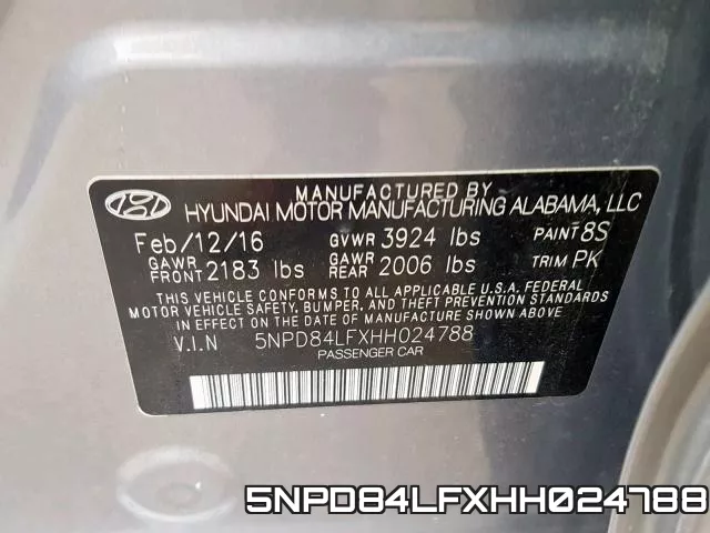 5NPD84LFXHH024788 фото 2