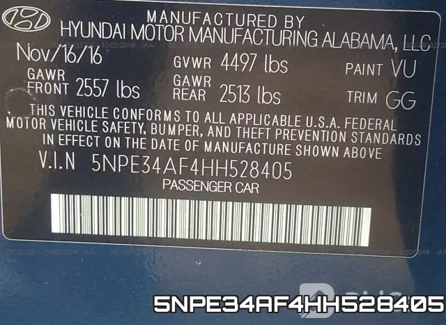 5NPE34AF4HH528405 фото 10