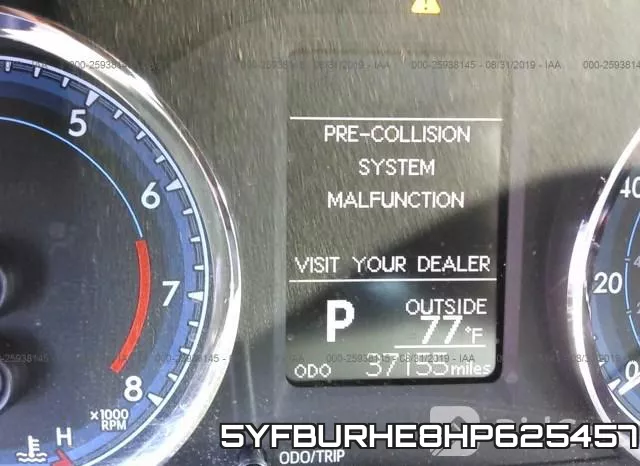 5YFBURHE8HP625457 фото 8