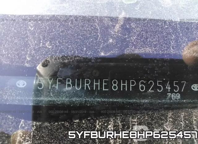 5YFBURHE8HP625457 фото 10