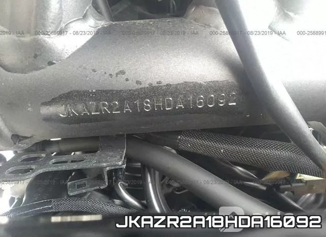 JKAZR2A18HDA16092 фото 2