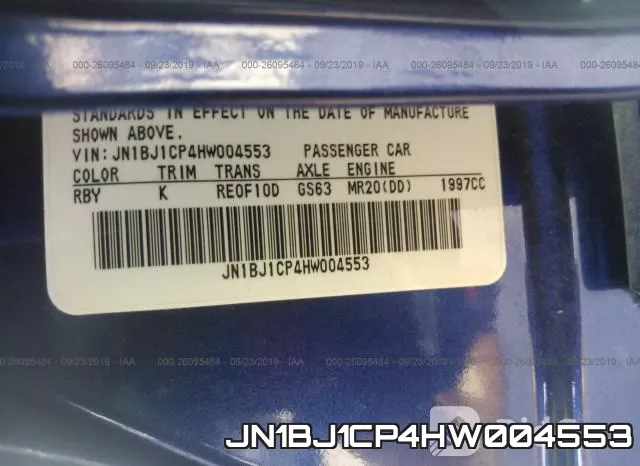JN1BJ1CP4HW004553 фото 10