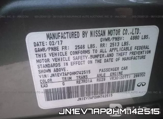 JN1EV7AP0HM742515 фото 10