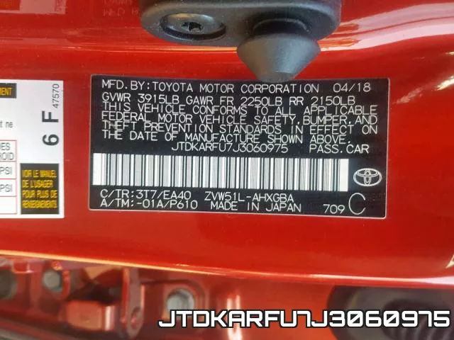 JTDKARFU7J3060975 фото 2
