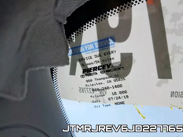 JTMRJREV6JD227765 фото 9