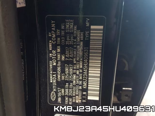 KM8J23A45HU409631 фото 2