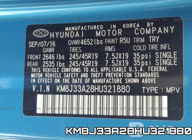 KM8J33A28HU321880 фото 10