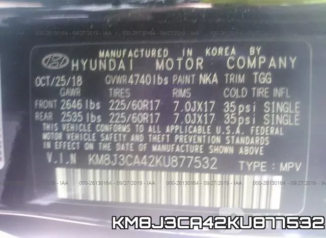 KM8J3CA42KU877532 фото 10