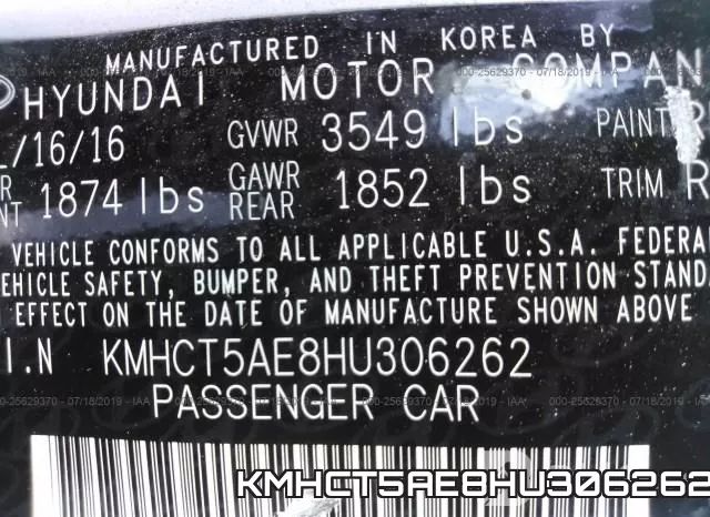 KMHCT5AE8HU306262 фото 10