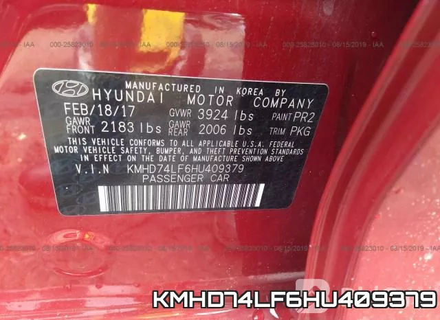 KMHD74LF6HU409379 фото 10