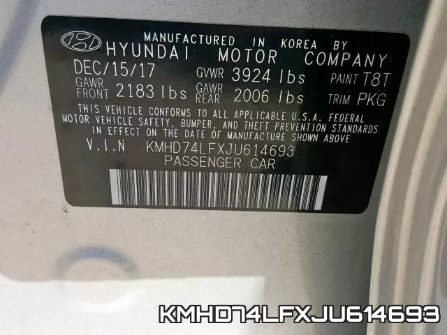 KMHD74LFXJU614693 фото 2