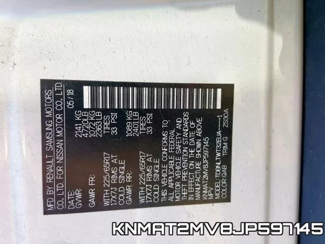 KNMAT2MV8JP597145 фото 2