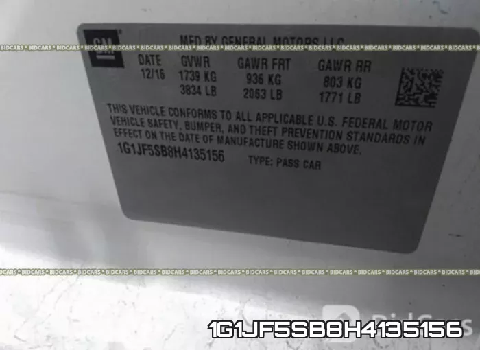1G1JF5SB8H4135156 фото 10