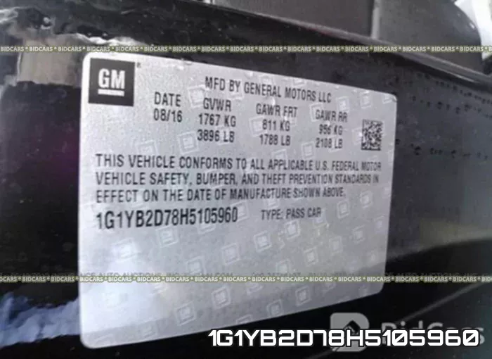 1G1YB2D78H5105960 фото 10