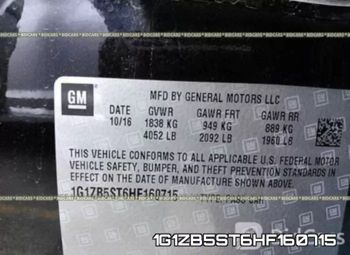 1G1ZB5ST6HF160715 фото 10